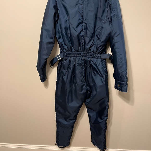 70’s Vintage unisex teens JCPenney Snowmobile Apparel Snowsuit blue and red - Picture 12 of 12